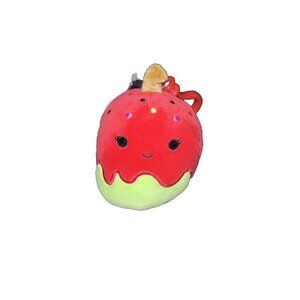 SQUISHMALLOWS 3.5"  Plush Clip KEIR THE CANDY APPLE NWT